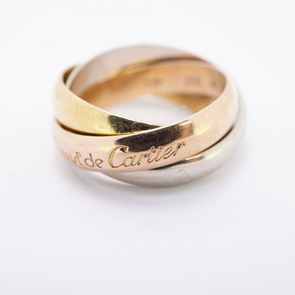 CARTIER 18k Gold Trinity Ring #49 - Picture 6 of 9